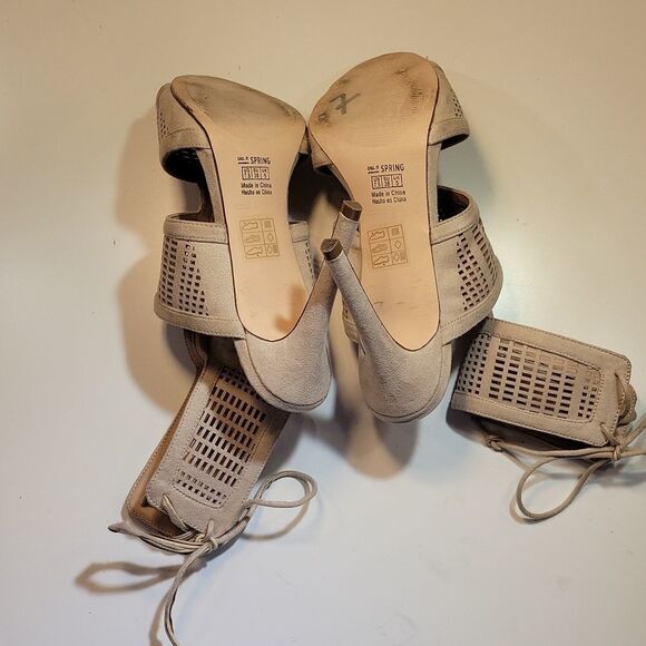 CALL IT SPRING SUEDE GLADIATOR STYLE HIGH HEEL STILETTOS ROUND TOE SANDAL - Picture 11 of 15